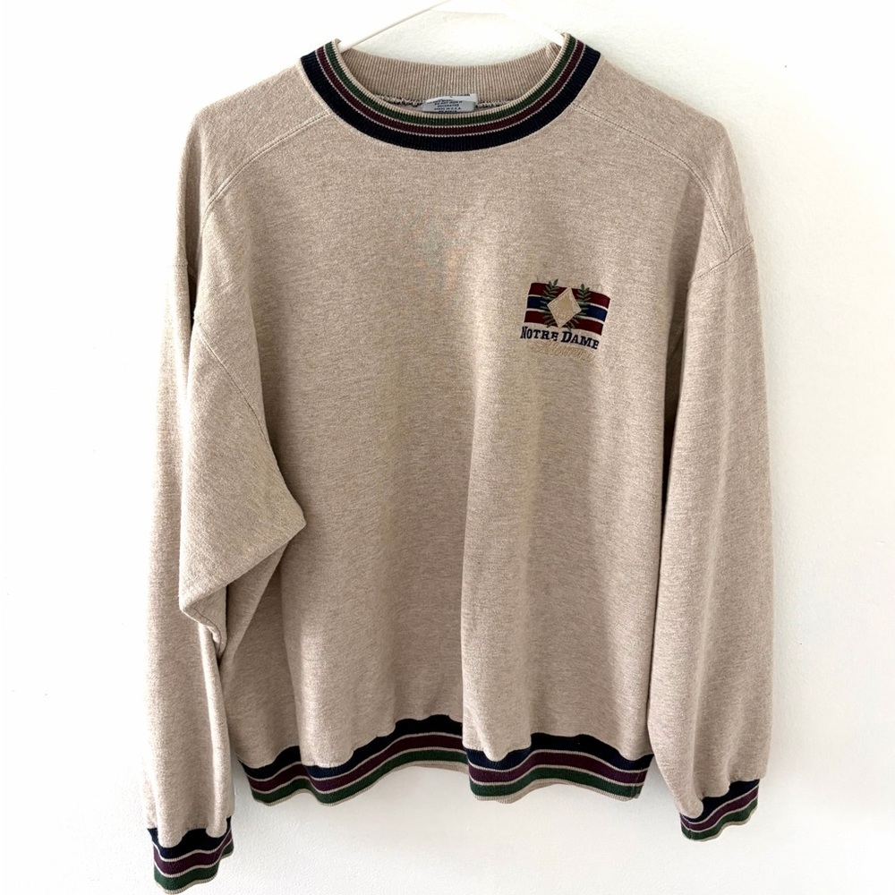 Vintage LA Loving Notre Dame Alumni Crewneck Sweater, Size: Large